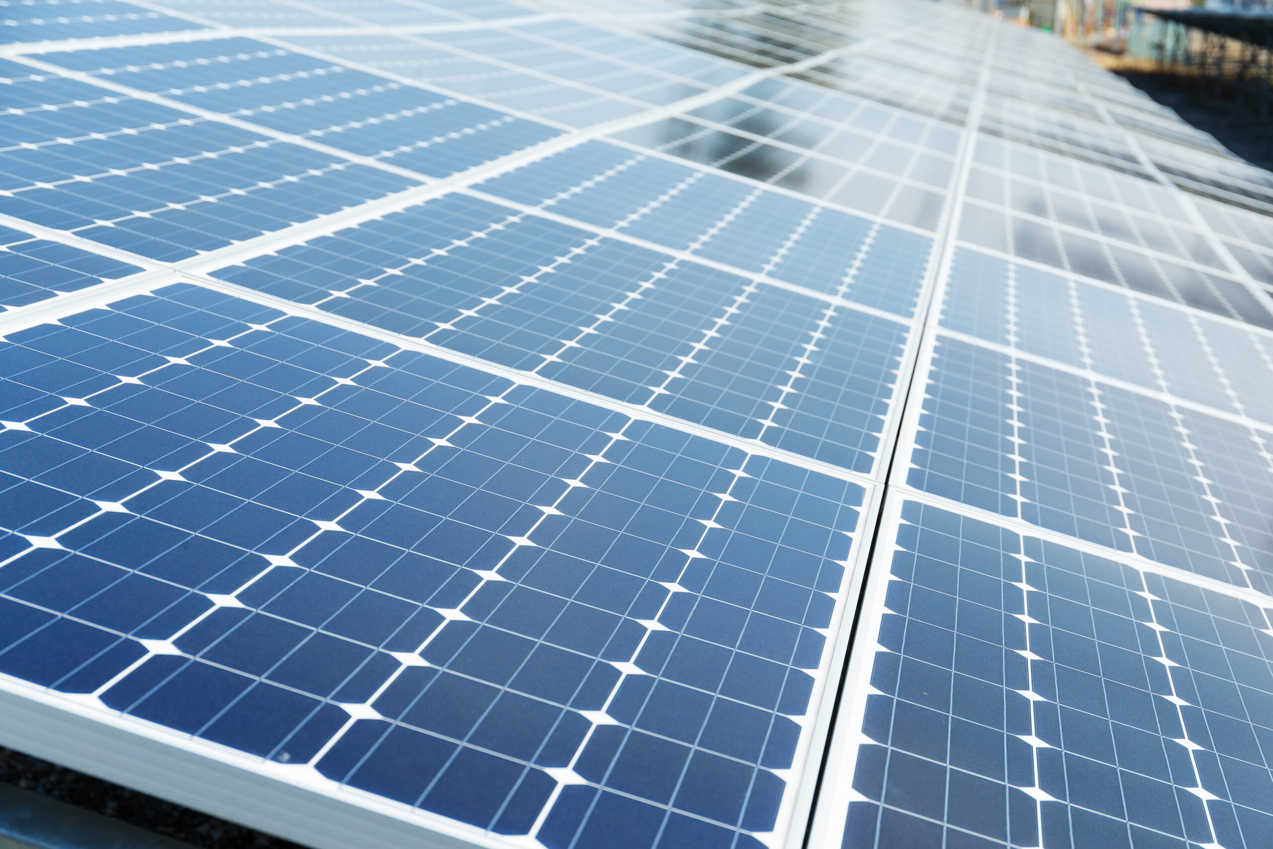 Panneau photovoltaïque qui représente l'énergie